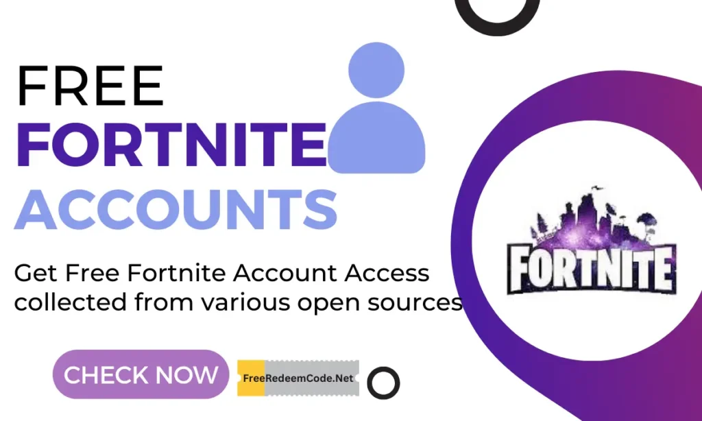 Free Fortnite Accounts And Passwords