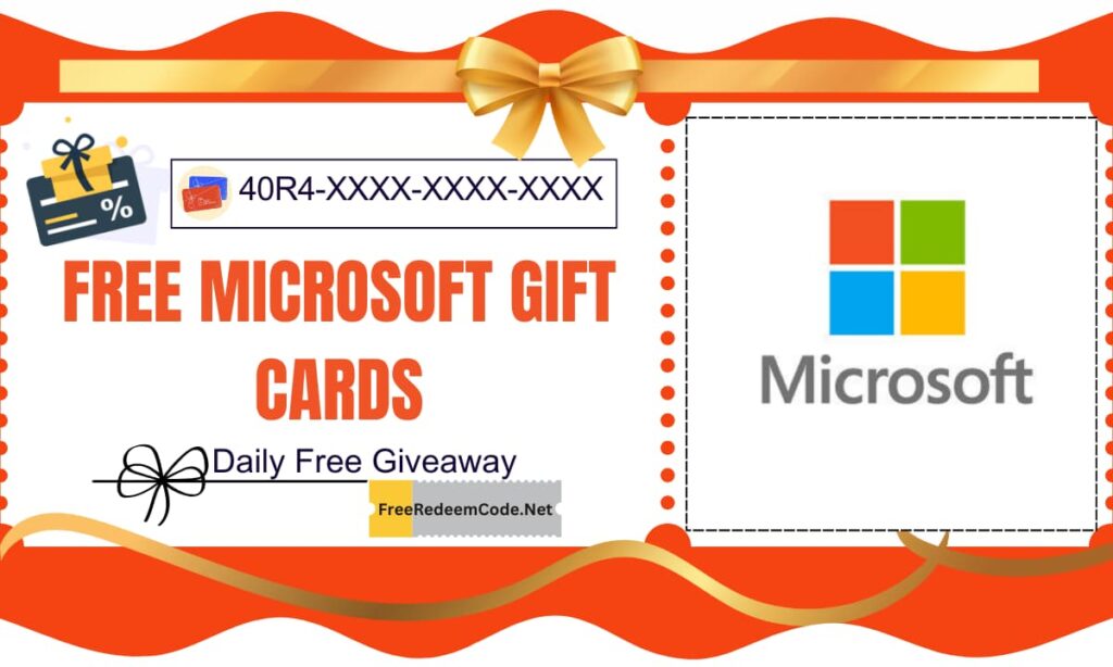 free Microsoft gift cards