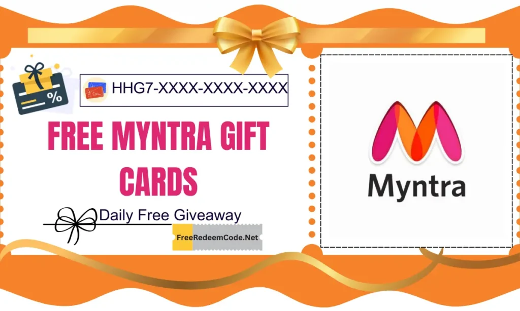 free myntra gift cards