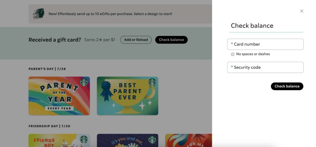 How to Redeem Starbucks Gift Cards